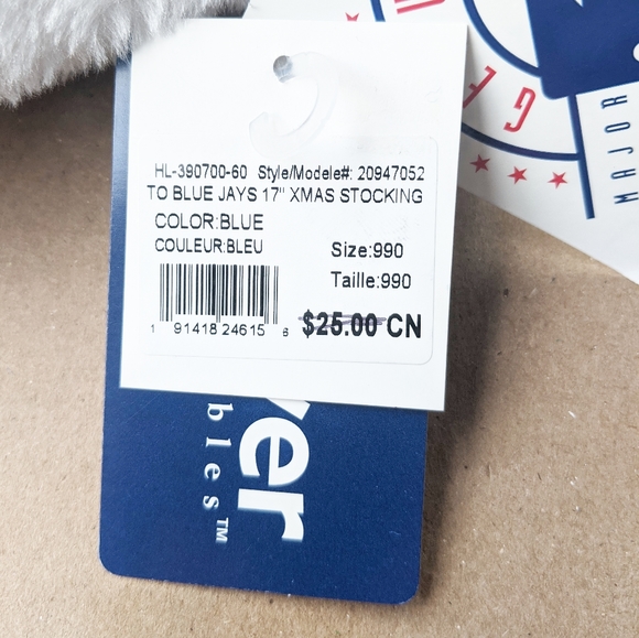 Toronto Blue Jays 17" Stocking - Picture 2 of 5